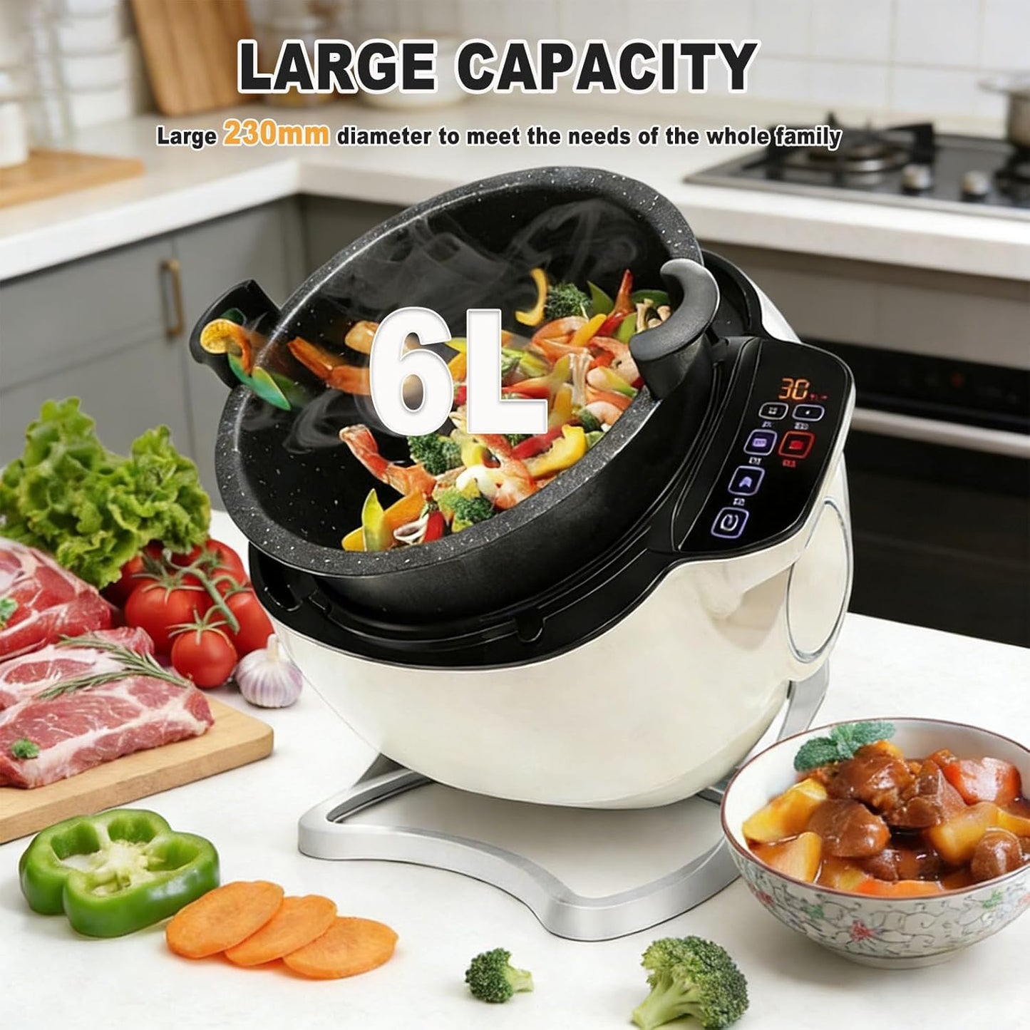 🥩 Heavy-Duty Food Processor – Effortless Prep Power ⚡
